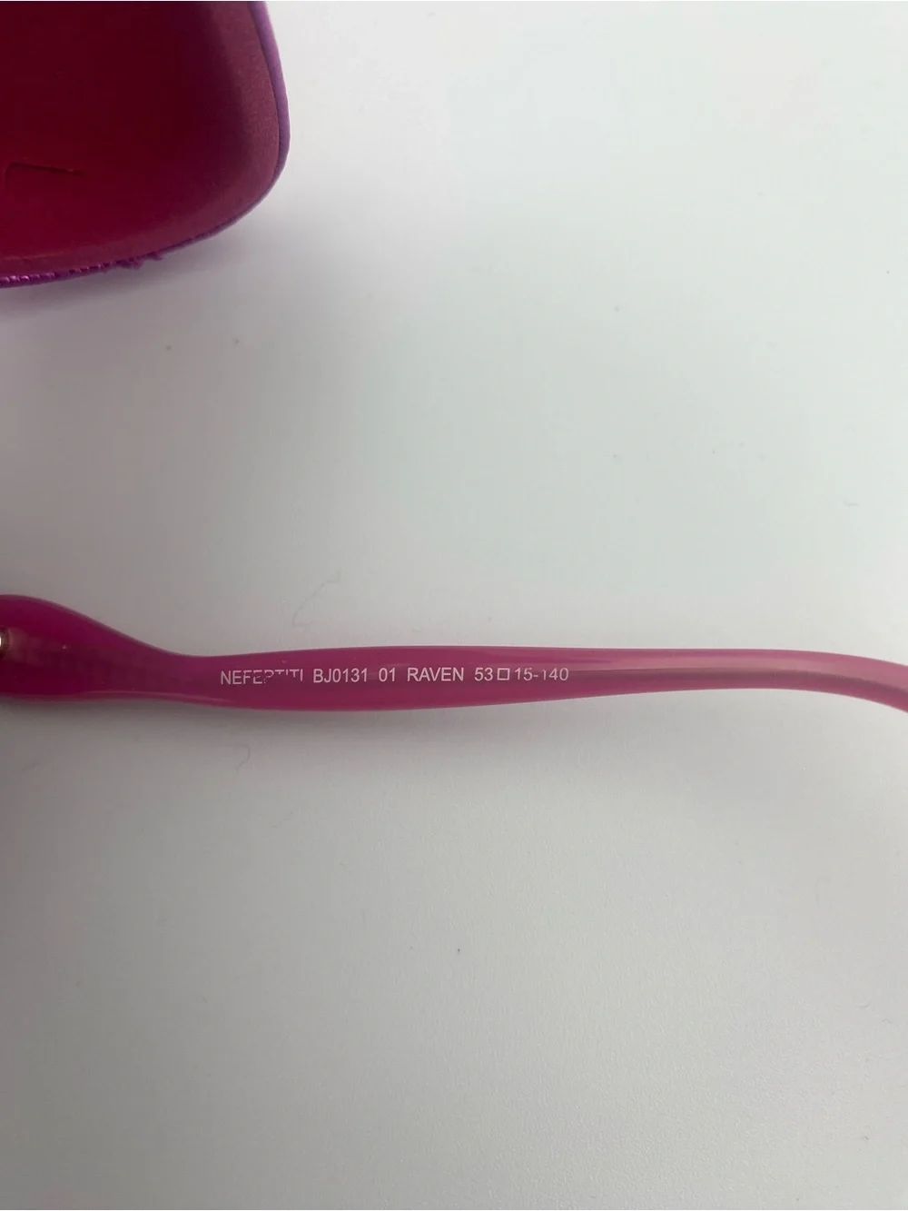Betsey Johnson Black and Pink Reading Glasses with Pink Metallic Case